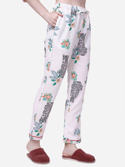 Beautiful Cheetah Printed Pyjama Set