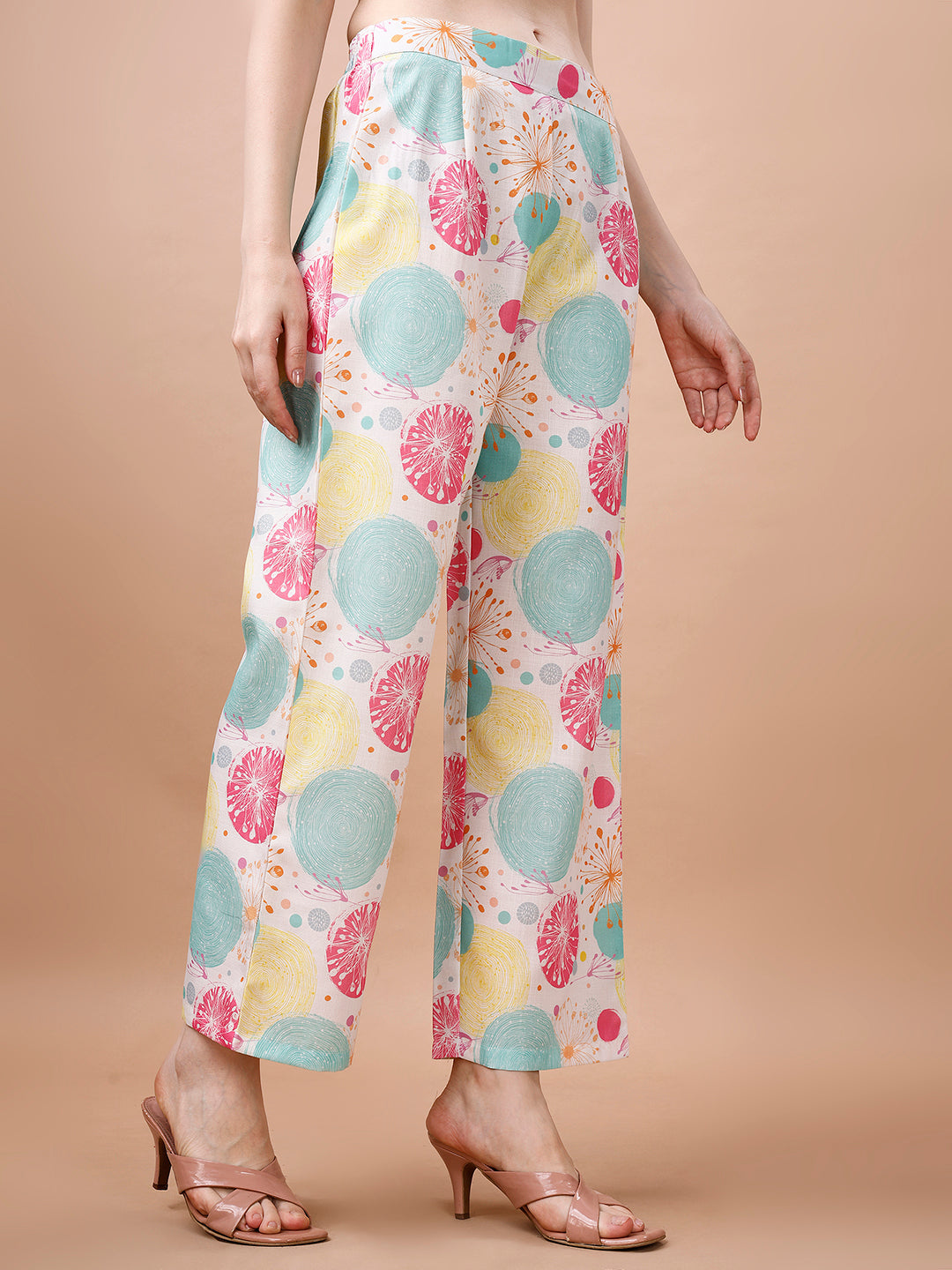 ROSETTE MULTICOLOR PRINTED CO-ORD SET