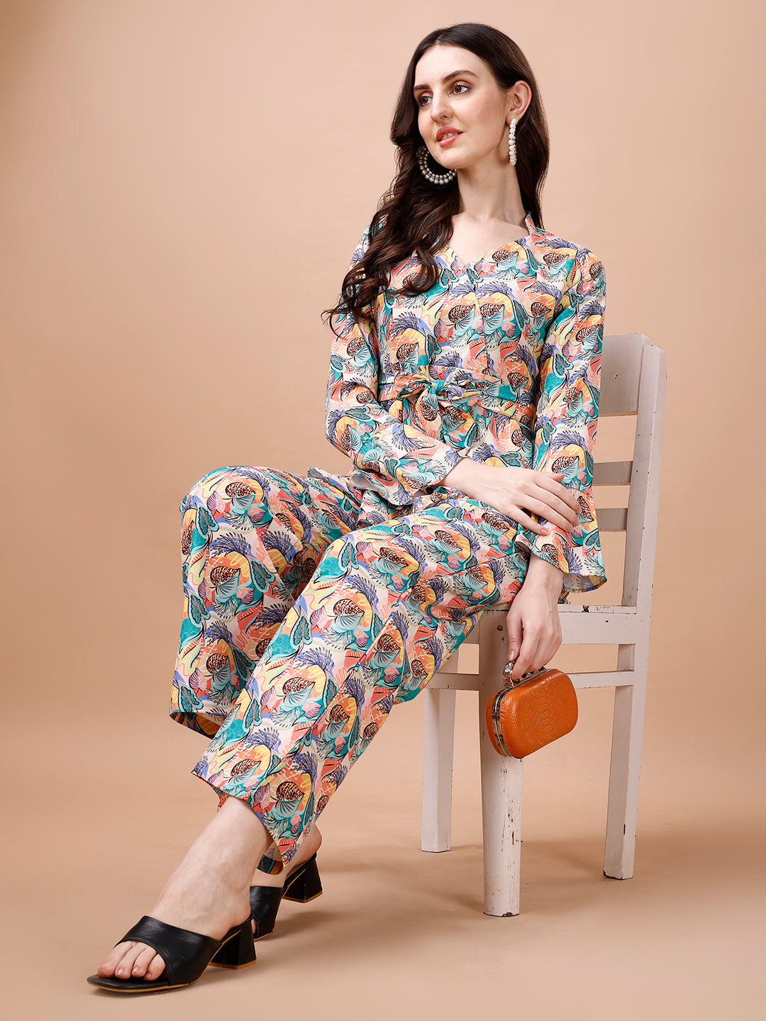 ULTIMATE MULTICOLOR PRINTED CO-ORD SET