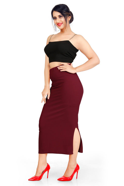 Clozena Vine Saree Shapewear With Side Slits