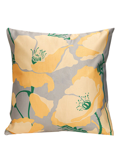 Spring Collection Green Print Floral Cushion Covers, Set Of 5