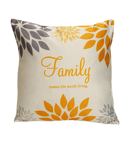 Hope, Family, Faith, Love Cushion Cover, Set Of 4