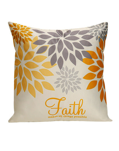 Hope, Family, Faith, Love Cushion Cover, Set Of 4