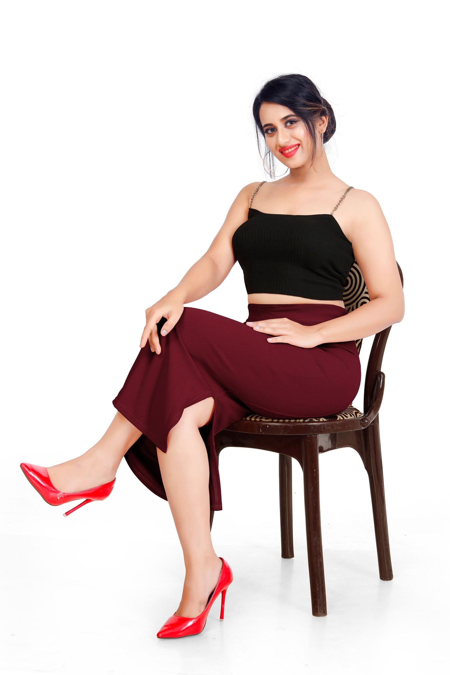 Clozena Vine Saree Shapewear With Side Slits