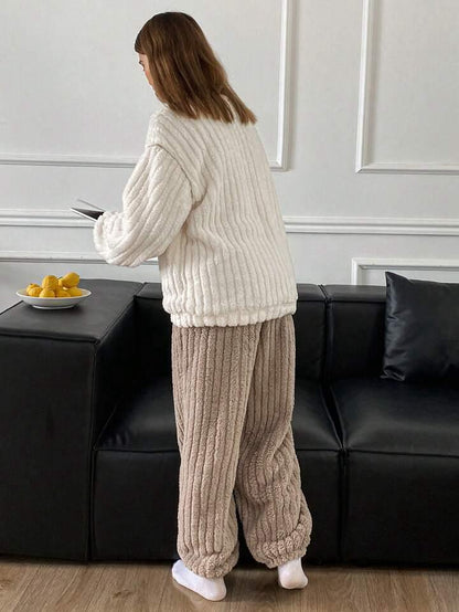 Winter Warm Womens Pajama Set