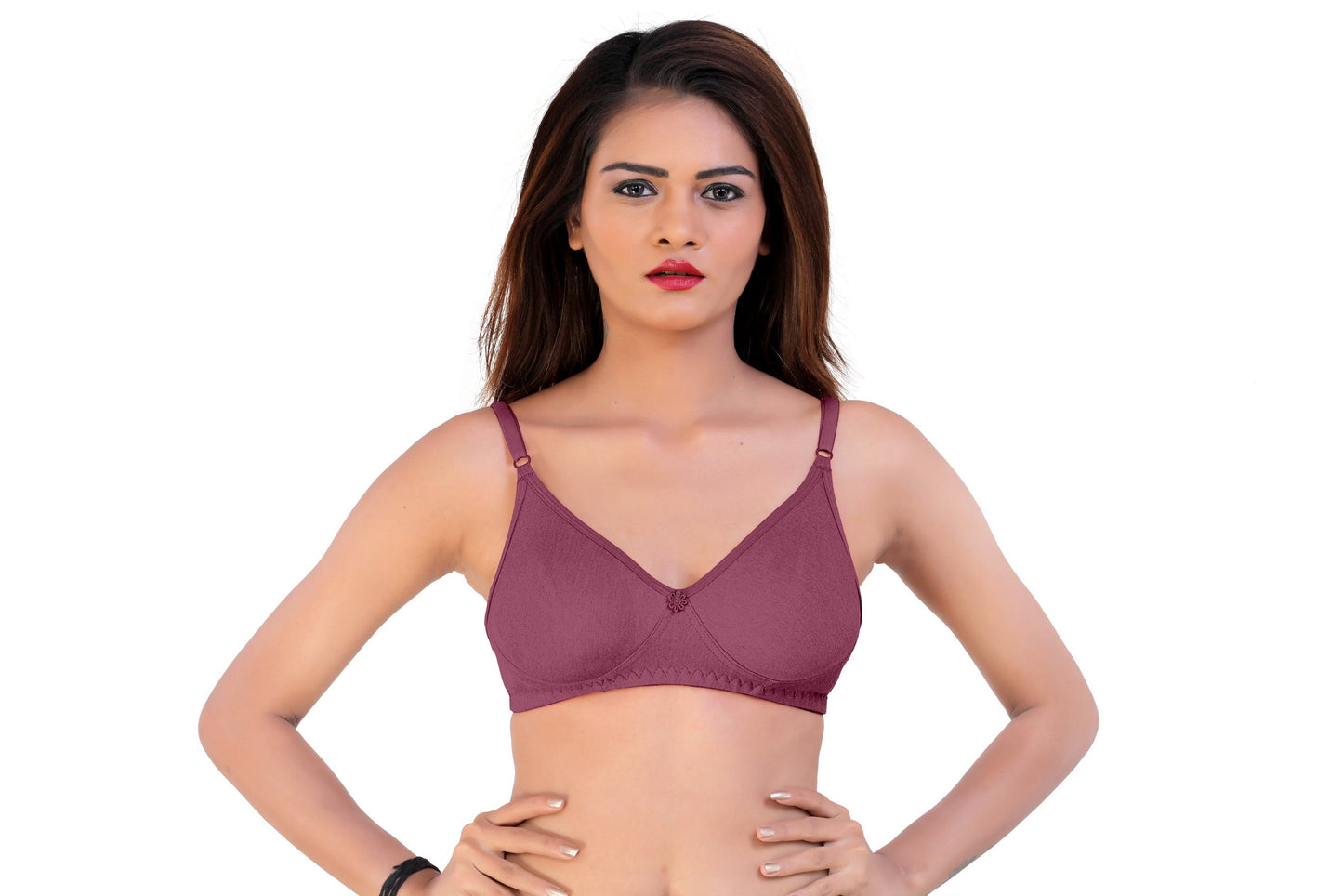 Women's Cotton Non Padded Non-Wired Stylish Bra