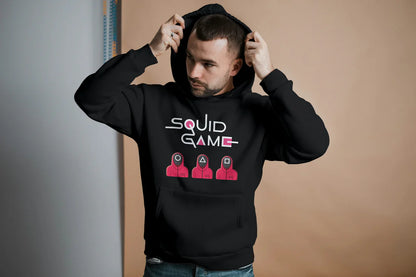 Squid Game Logo Hoodie (Black) (Unisex)