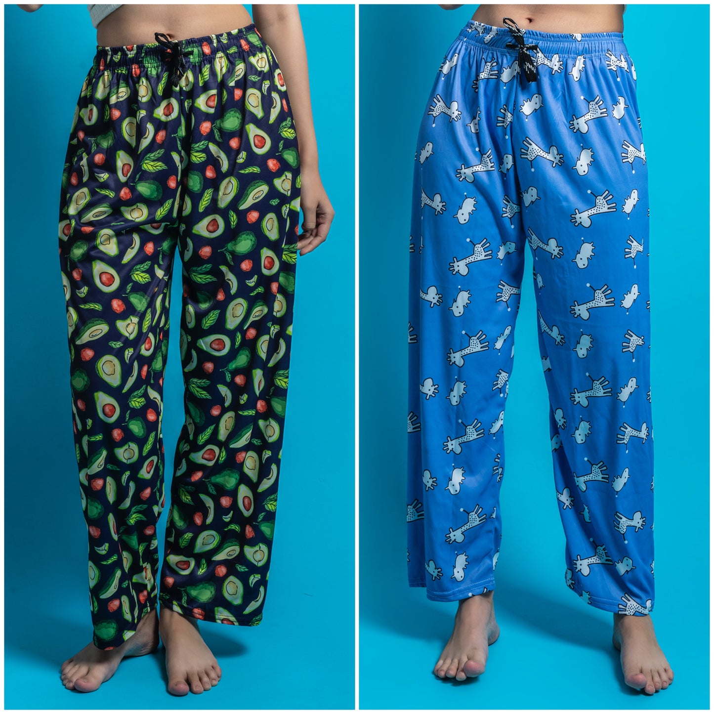 Women's Pack of 2 Printed Lounge payjama