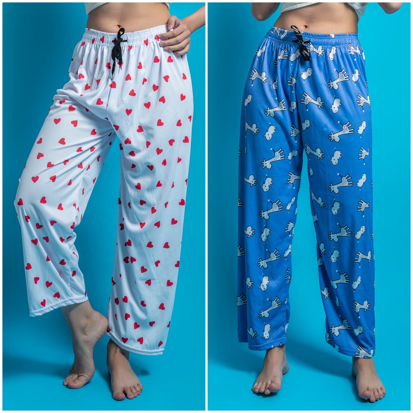 Women's Pack of 2 Printed Lounge payjama