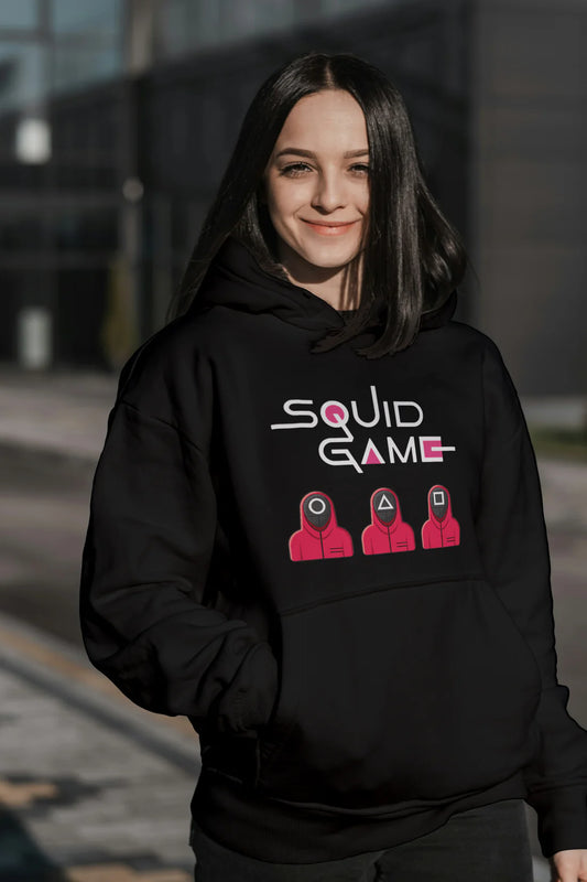 Squid Game Logo Hoodie (Black) (Unisex)