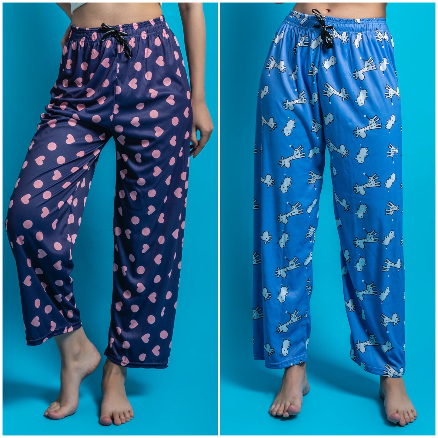 Women's Pack of 2 Printed Lounge payjama