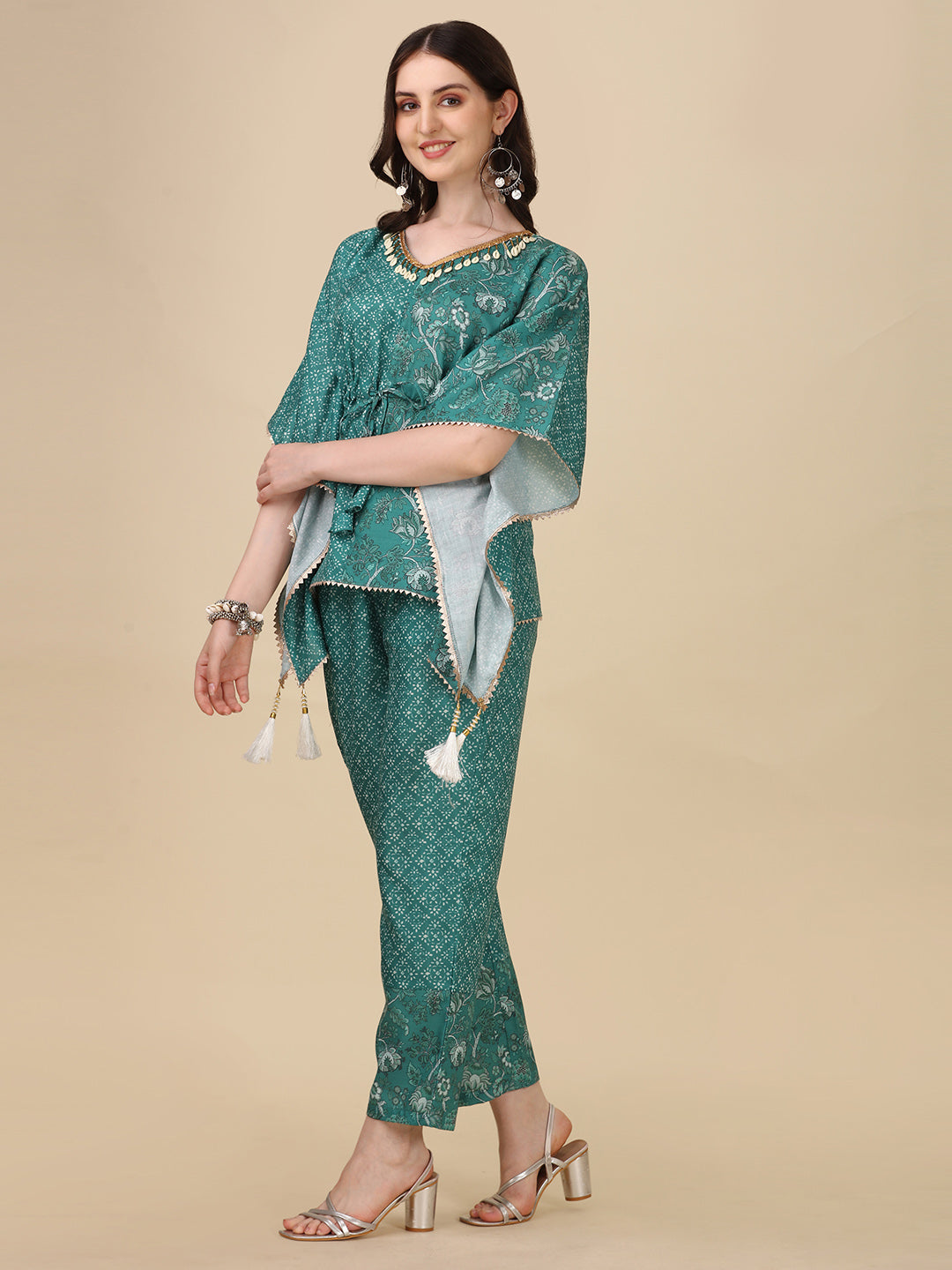 PERFECT MINGLE TWO TONE KAFTAN