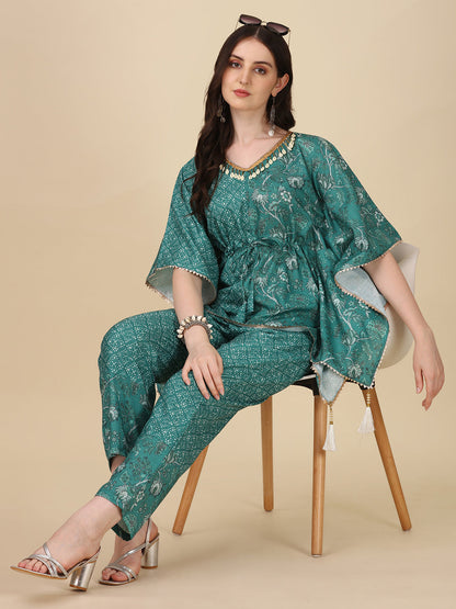 PERFECT MINGLE TWO TONE KAFTAN