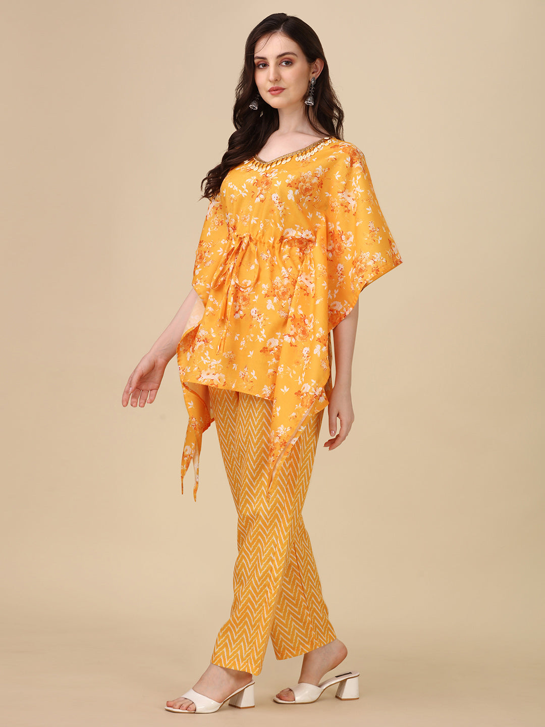 Elara Kaftan Set For Womens