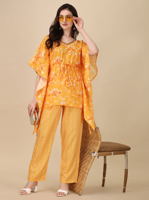 Elara Kaftan Set For Womens