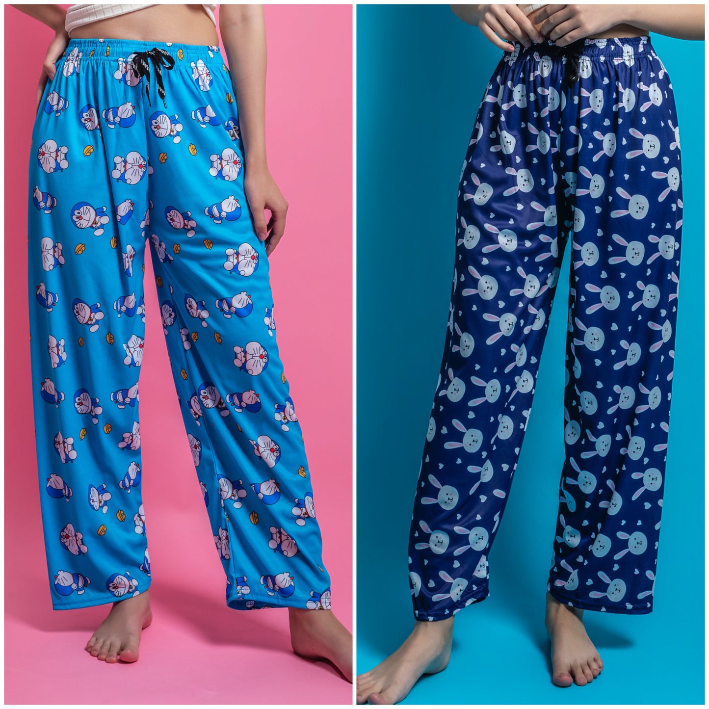 Women's Pack of 2 Printed Lounge payjama