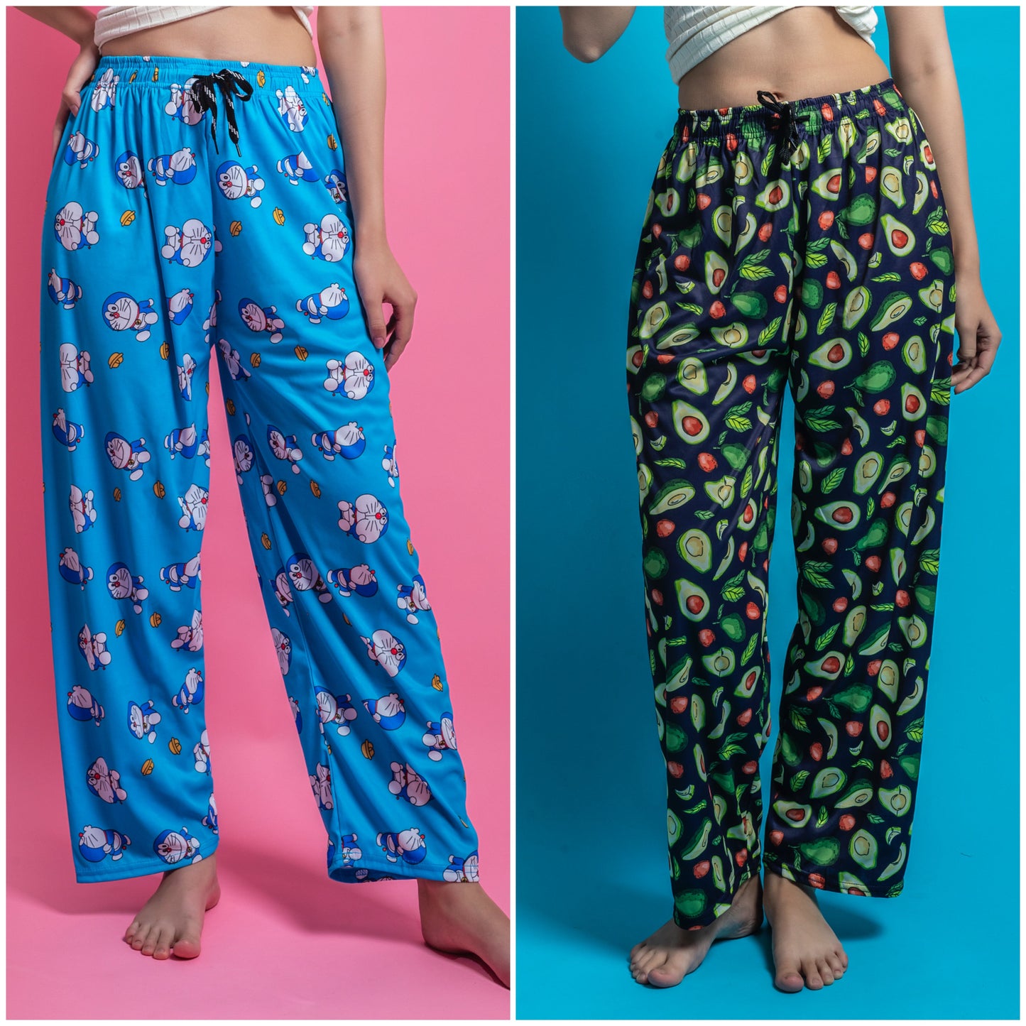 Women's Pack of 2 Printed Lounge payjama