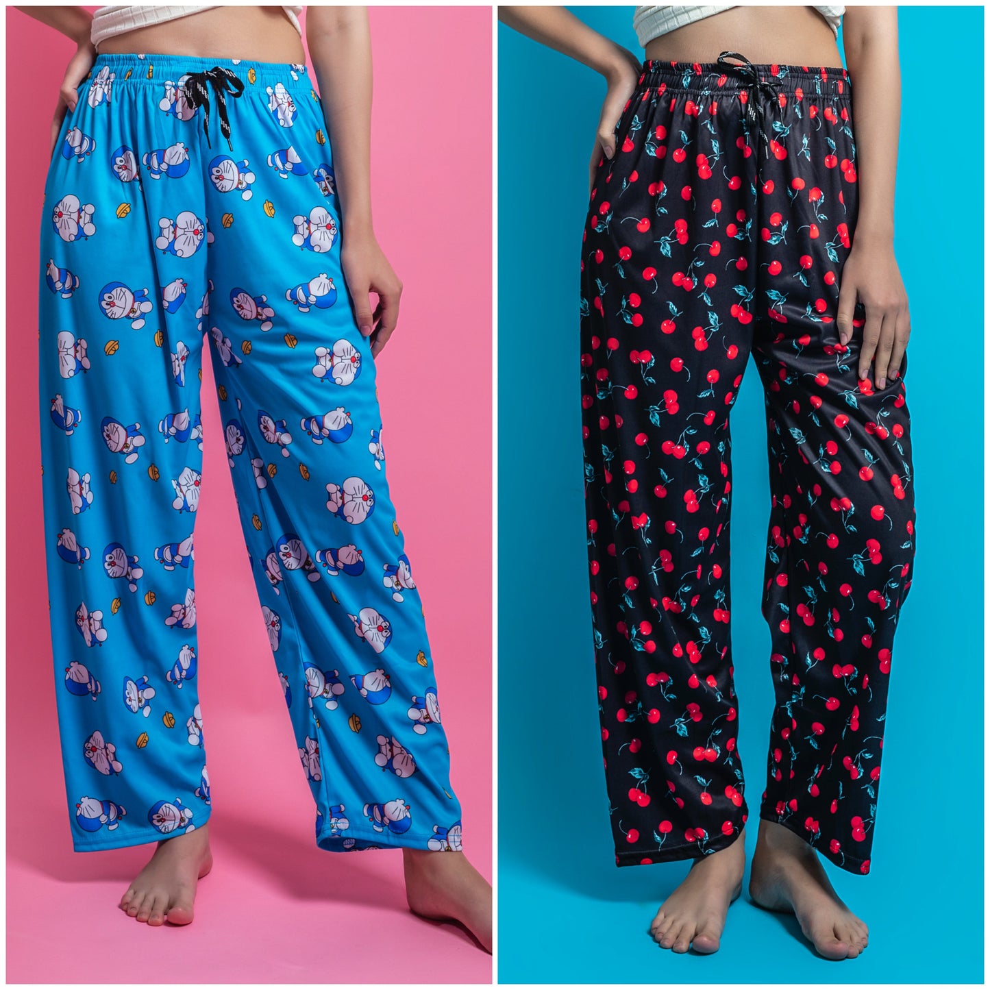 Women's Pack of 2 Printed Lounge payjama