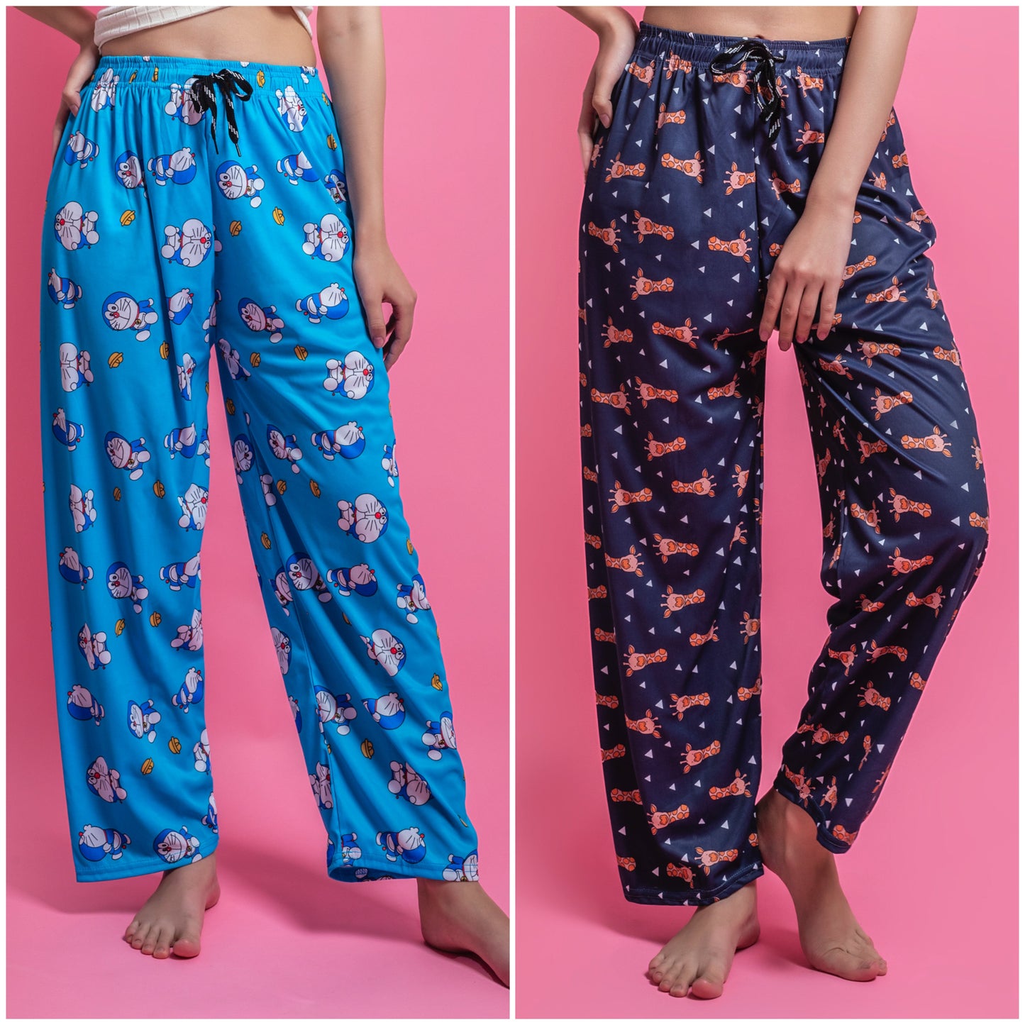 Women's Pack of 2 Printed Lounge payjama