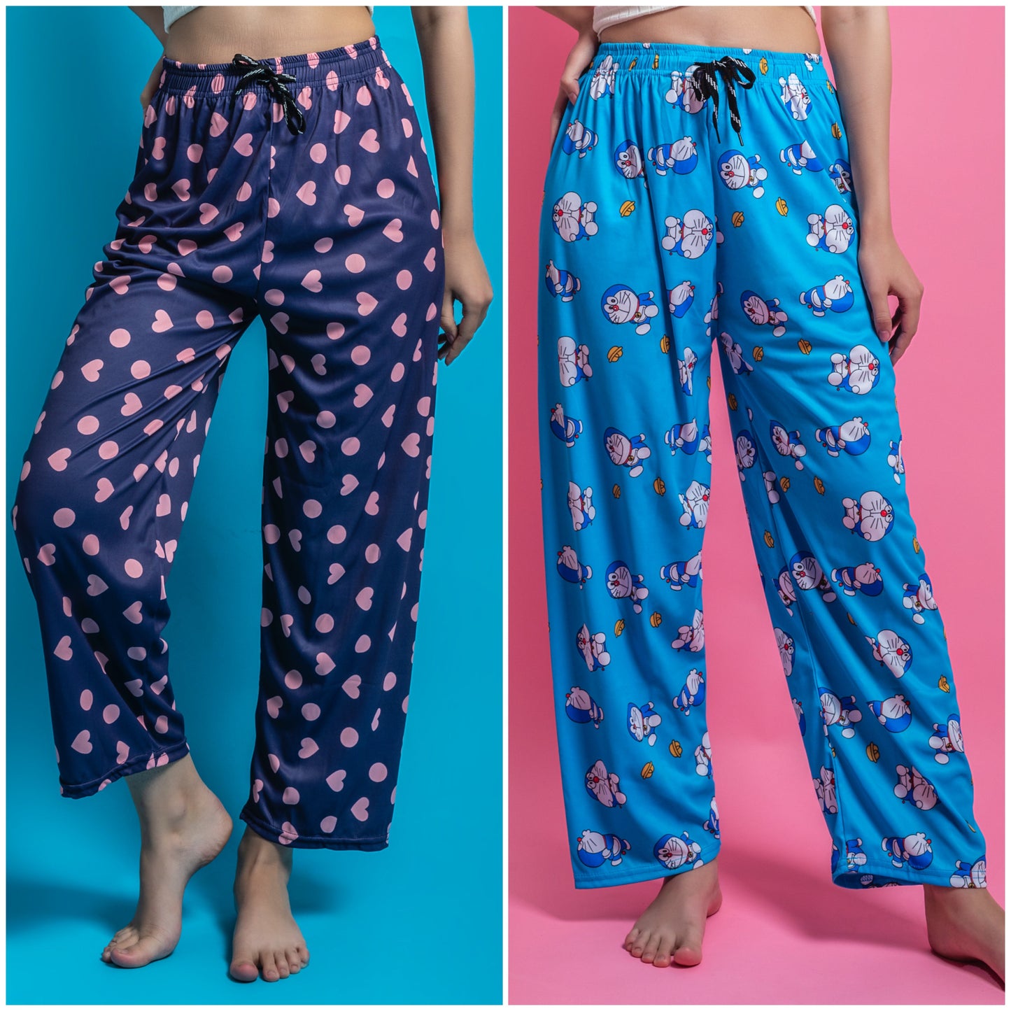 Women's Pack of 2 Printed Lounge payjama