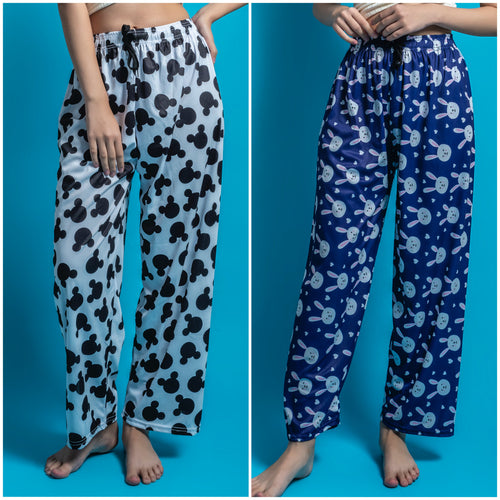 Women's Pack of 2 Printed Lounge payjama