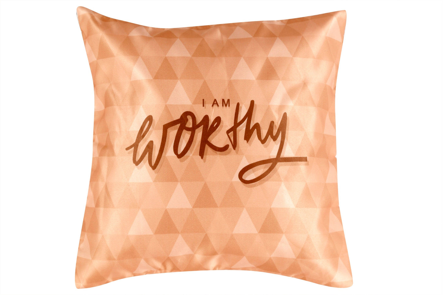 Brownie Chocolatey Satin HQ Cushion Cover, Set Of 5