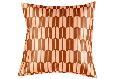 Brownie Chocolatey Satin HQ Cushion Cover, Set Of 5