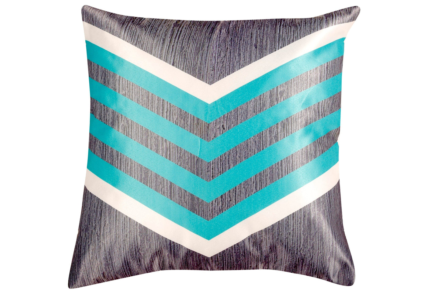 Geometrical Gaja Print Satin Cushion Cover, Set Of 5