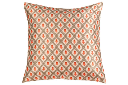 Ethnic Art Printed Satin Cushion Cover, Set of 5