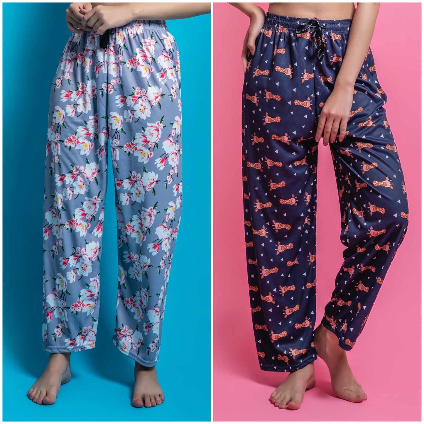 Women's Pack of 2 Printed Lounge payjama