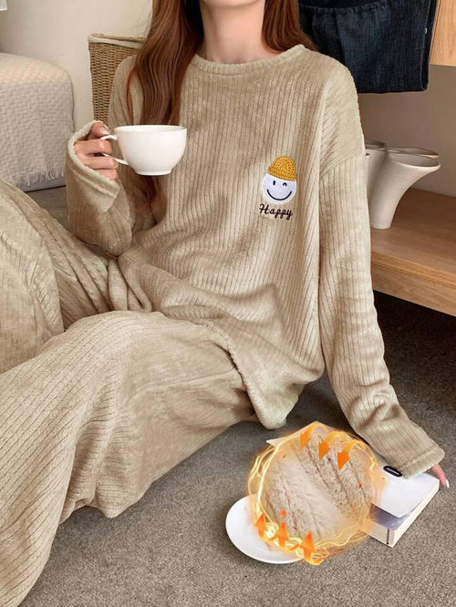 Smiley Comfort woolen Co-ords Set