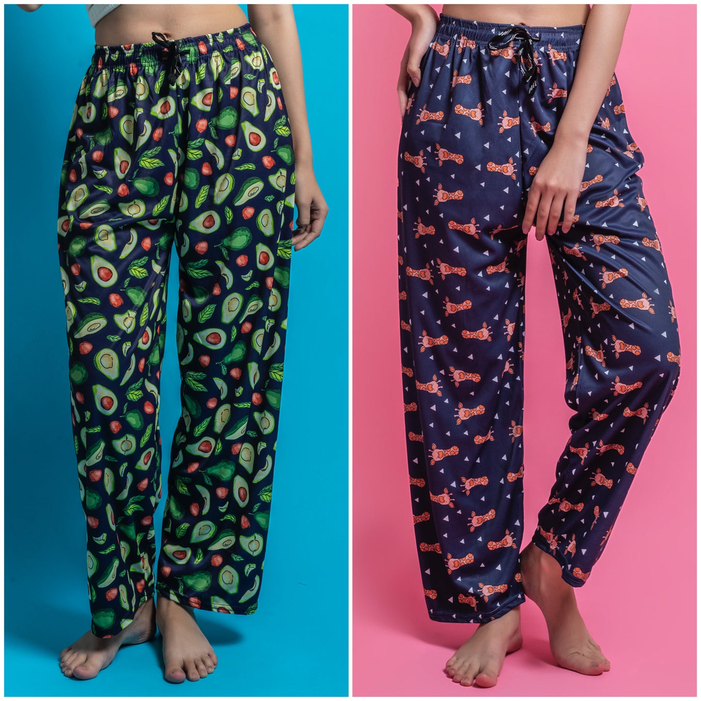 Women's Pack of 2 Printed Lounge payjama