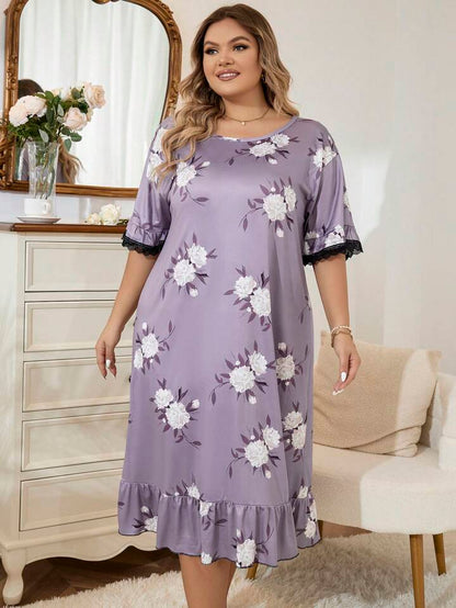 Purple Nightie for Cute Girl