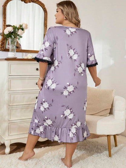 Purple Nightie for Cute Girl