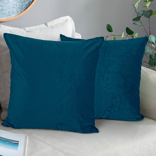 Ultra Premium Velvet Cushion Covers Set Of 2 Pieces, 18x18 inches (45x45 cm)